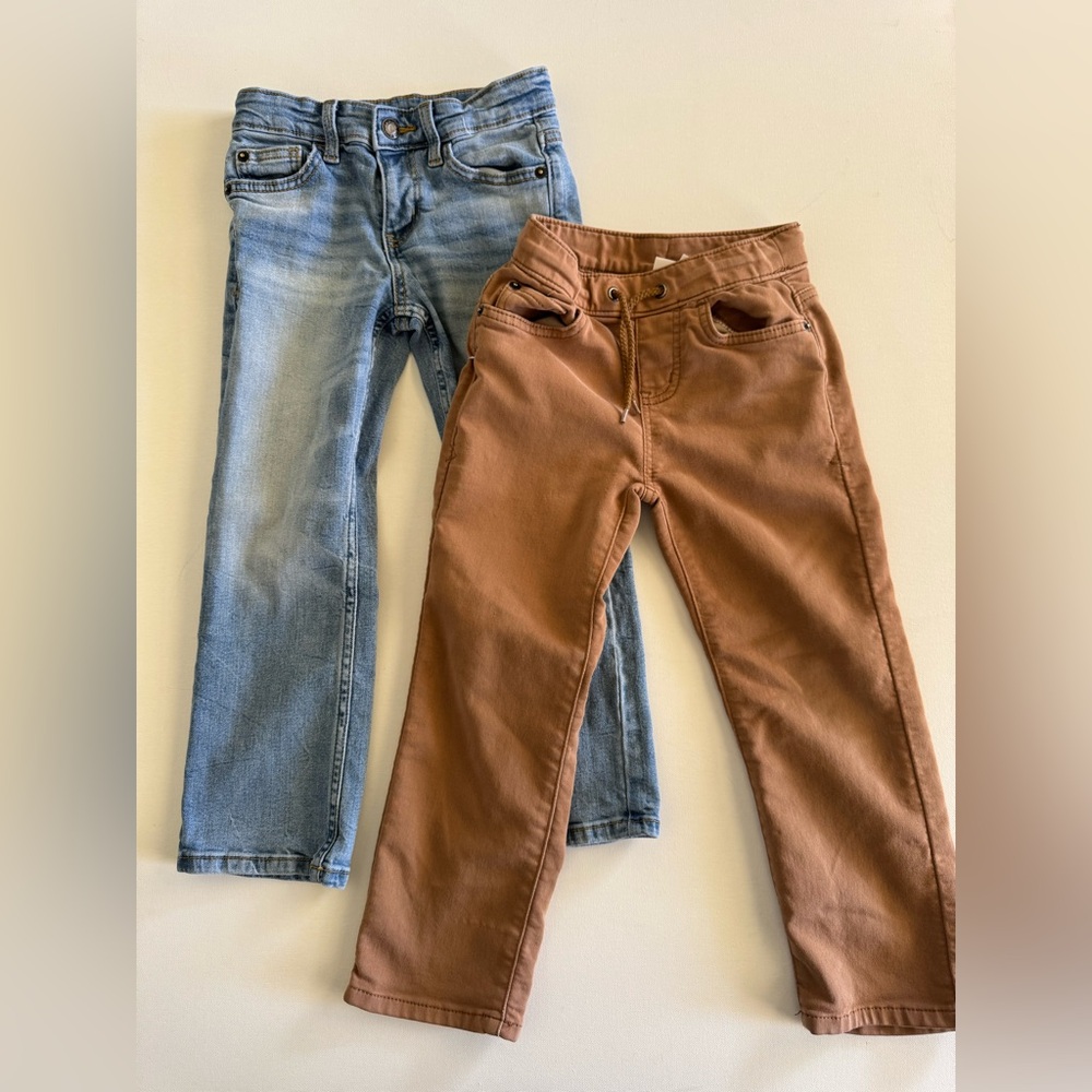 Cat & Jack Kids Jeans/ Brown Pull-On Stretch Pants